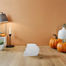 2 st dödskalleform Halloween silikon dödskalleformar för hartsgjutning DIY-hantverk ljustillverkning vax