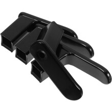 Poignées de rechange noires pour casseroles (lot de 4) - Poignées universelles anti-brûlure