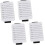 Lot de 4 plateaux portables en acrylique pour extensions de cils, à utiliser en studio. 1