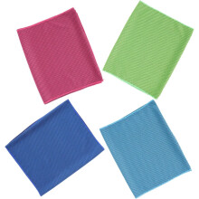 4 stuks draagbare koelhanddoeken voor yoga, golf, kamperen, hardlopen. Direct verkoelende, ademende, ijskoude en zweetwerende handdoeken.
