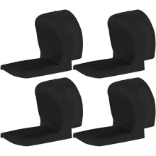 Klarinet duimsteunen, instrumentaccessoire, zwart, 4 stuks, siliconen duimsteun voor pijnlijke duimen.