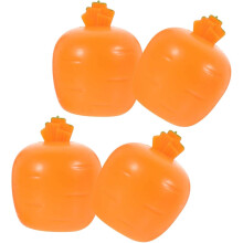 4pcs cenoura brinquedos espremer desenho animado cenoura brinquedo descompressão para adultos Home Office uso estilo assortido