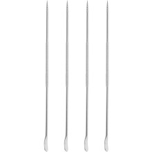 4-teiliges Edelstahl-Kaffee-Latte-Nadelstift-Set für präzises Rühren und Latte-Art-Techniken
