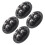4pcs Sticky Casters Wheels Self-Adhesive 360 Rotating Mini Caster for Storage Bin Trash Can Roller Easy Install 1