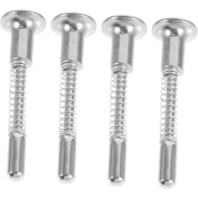 4pcs Practical Spring Bolt Latch Plunger Latch Pin Crib Safe and Easy to Install
