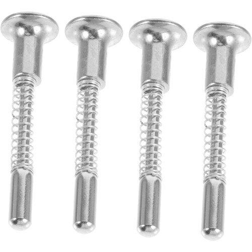 4pcs Practical Spring Bolt Latch Plunger Latch Pin Crib Safe and Easy to Install