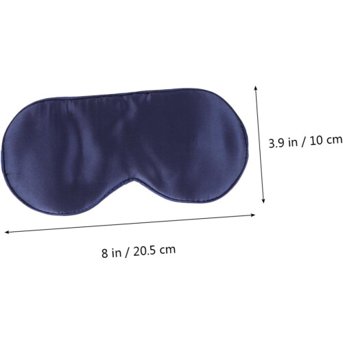 2pcs Natural Eye Sleeping Blindfold for Travel Adjustable Elastic Strap Soft Material 1