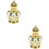 4pcs Middle Eastern Empty Perfume Bottles Decor Refillable Glass Essential Oil Bottles 1