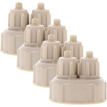 4 stk. akvarieflaske CO2-flaske ABS-plast forseglet kork trygg for fisk og vannplanter DIY CO2-oppsett