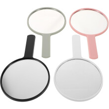 4er-Pack Nebel-Make-up-Spiegel, handlich, klein, tragbar, rund, leicht und ideal für Mädchen.