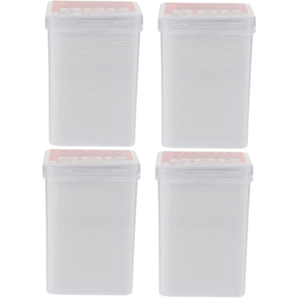 Hkhbjs 4Pcs Eyelash Extension Cleaning Pads Residue Removers For Salon Supply Eyelash Extension Remover Cleansing Pads