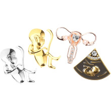 4er-Set Metallbroschen mit Motiven menschlicher Organe, Anstecknadeln, Gebärmutter-Anstecknadeln für Damenbekleidung, LGBTQ-Anstecknadeln