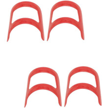 4pcs Professional Beard Styling Tool Plastic Beard Shape Ruler Goatee Outline Ruler Portable Modelling Tool