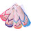 4 Paar Damen-Knöchelsocken aus Polyester, bequem, leicht, modisches Design 1