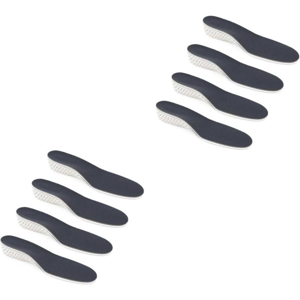 Hkhbjs 4Pairs Height Increase Insole Invisible Shoe Lifts For Men Women Enhance Height Comfortable Footbed Inserts