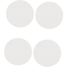 Lot de 4 disques de papier filtre pour laboratoire, disques qualitatifs pour usage en laboratoire