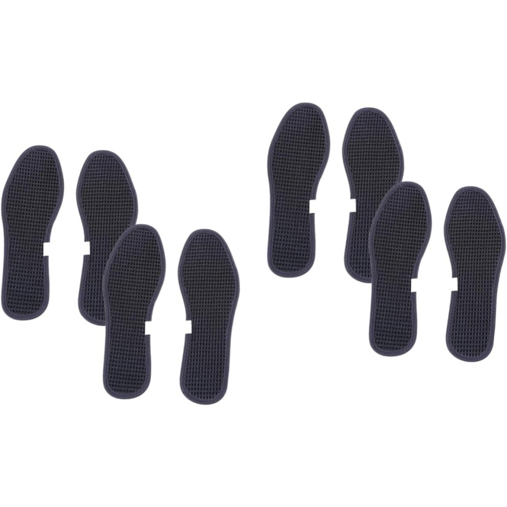 Hkhbjs 4Pairs Bamboo Insoles Shoe Pads Cushion Foot Care Insoles For Sports Shoes Shock Absorbing Sweat And Odor Control