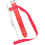2Pcs Heavy-Duty Iron Fire Extinguisher Wall Bracket with Adjustable Strap Universal Mount 2