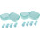 4sets Silicone Sound Insulation Earplugs for Students Invisible Sleeping Earplugs 1