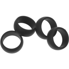 Silikon-Sportringe für Herren, 4er-Pack, Fingerschutz für Fitnessstudio, Outdoor-Fitness und Bodybuilding