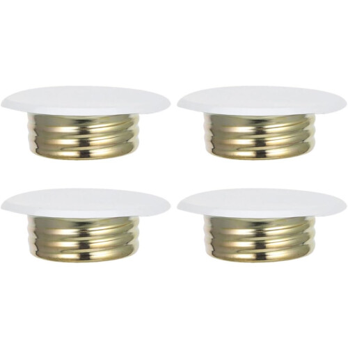 4Pcs Fire Sprinkler Covers Plate White 5.5Cm Outer Diameter 4.5Cm Inner Diameter Fire Sprinkler Head Cap