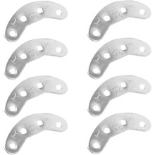4pairs Men's Shoe Heel Pad Iron Plates Heel Sole Repair Taps for Boot Shoe Repair Accessories for Protection