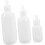 Travel Size Squeeze Bottles Set 3pcs Refillable Cosmetic Tubes 1