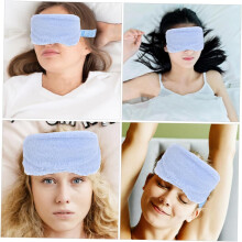 2 stk. kaninpels øyemasker soveøyetrekk komfortabel sovemaske