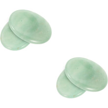 4pcs Natural Thumb Stone Mini Massage Stone Portable Scraping Plate