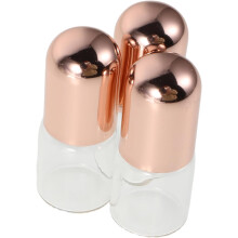 3er-Set Roll-on-Parfümfläschchen aus Glas für ätherische Öle, ideal für Reisen