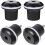 4pcs Multi-Function Chair Casters Replacement Feet Elevated Office Desk Chair Wheels Anti-Slip Fixed Stoppers 1
