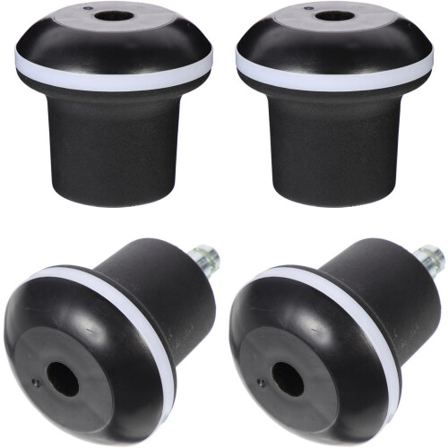 4pcs Multi-Function Chair Casters Replacement Feet Elevated Office Desk Chair Wheels Anti-Slip Fixed Stoppers