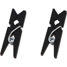 300 Stück Mini-Holzclips, 2,5 cm x 0,3 cm, Naturholz, vielseitig verwendbar, zur Dekoration
