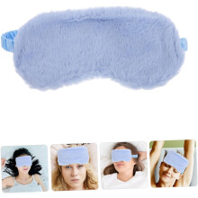 2 Stück Schlafmasken aus Kaninchenfell, bequeme Schlafmasken