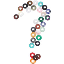 30Pcs Natural Crystal Agate Rondelle Beads 5X10Mm Large Hole Spacer Stones Mixed Colors