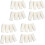 Nail Sponge Triangle Makeup Sponge 32pcs White Gradient Nail Art Tool and Beginners 1