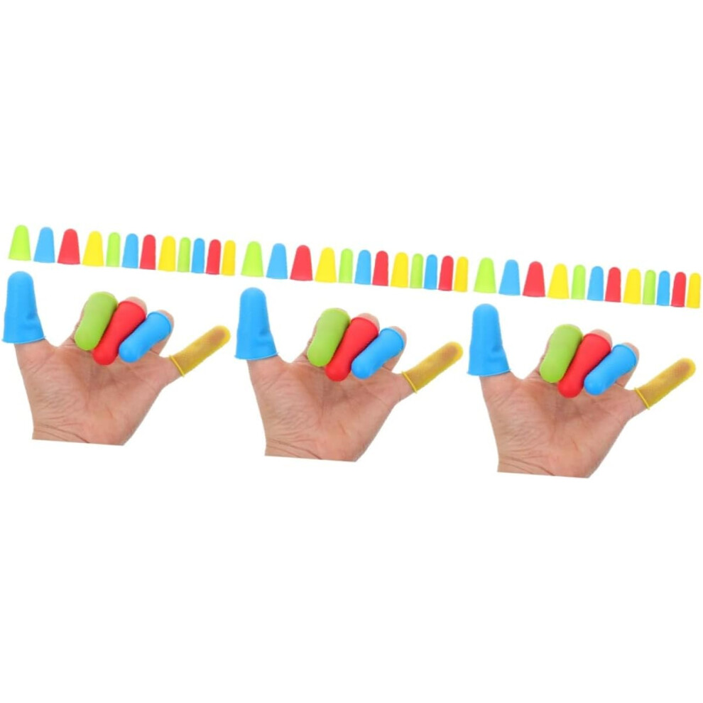 Hkhbjs 36Pcs Multi-Function Finger Covers Wear-Resistant Silicone Finger Protectors