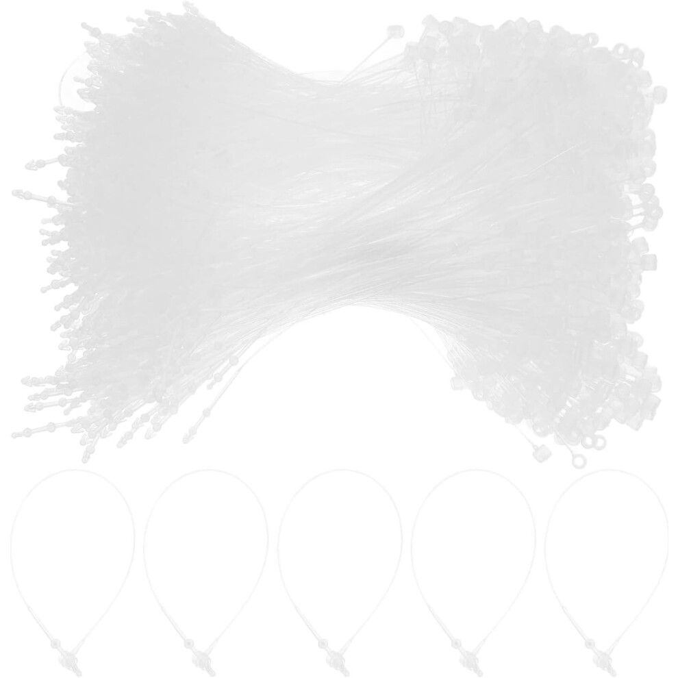 3000Pcs Plastic Fasteners Tags For Clothes Security Loop Hook Tie Plastic Tag Strap Fasteners 5455468334818