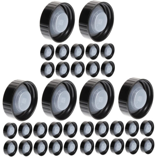 Lot de 36 bouchons à vis pour bouteilles, accessoires de vinification et de bière