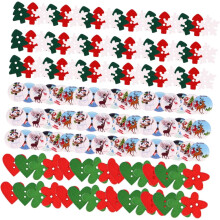 350 boutons en bois imprimés sur le thème de Noël