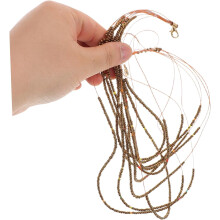 2 Stück bunte, mehrlagige Choker für Damen, handgefertigter ethnischer Reisperlenschmuck, praktischer Maskenhalter für den Urlaub