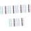 30pcs Black Decompression Strap Extender Jaw Strap Hanging Hook Accessories 1