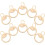 30Pcs Detachable Metal Zipper Pulls Replacement Tabs 1