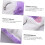 2pcs Lightproof Eye Patch Soft Sleeping Eye Mask for Traveling for Airplane Naps 5