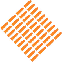 300 fundas flexibles antideslizantes para dedos, de látex, para uso diario.