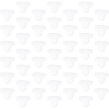300pcs DIY Earring Making Pads for Clip on Earrings White Rubber Ear Clip Cushions
