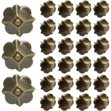 30 punaises antiques en forme de trèfle à quatre feuilles, clous décoratifs pour tapisserie