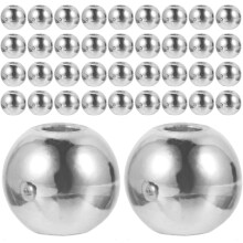 300pcs Round Metal Spacer Beads Holes for DIY Charm Bracelets Necklace Making Bead Spacers Jewelry Accessories