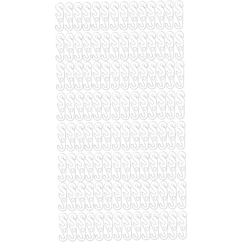 300 boucles réglables pour extensions d'oreilles, crochet antidérapant en forme de S