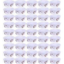 300 caissettes à pâtisserie en papier PE résistant à l'huile, pratiques pour les food trucks et les restaurants.